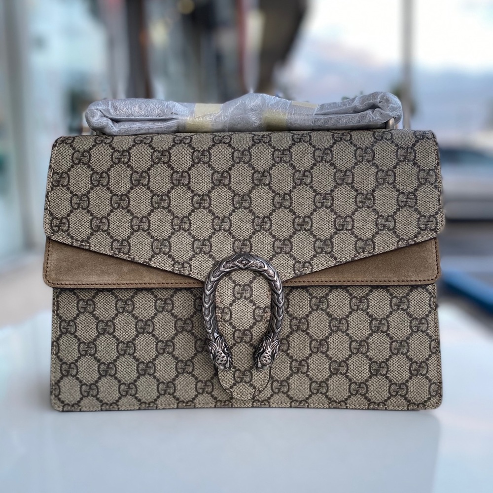 Gucci Dionysus medium GG shoulder bag biege